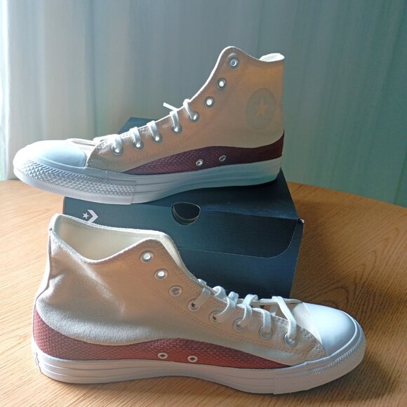 NWT CONVERSE Chuck Taylor All Star Craft Mix High Top Sneakers/ Size 10.5 - Picture 1 of 4